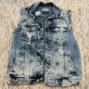 Zara - Jean Vest - Trafaluc Premium Wash - Size: M